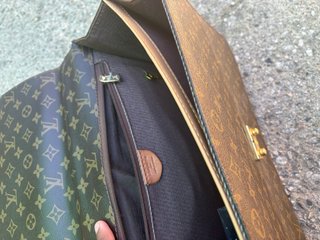 Valigetta Louis Vuitton monogram marrone