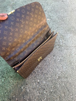 Valigetta Louis Vuitton monogram marrone