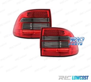 PILOTOS PORSCHE CAYENNE 02-07 LED ROJO AHUMADO
