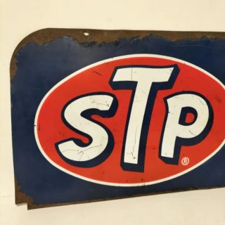 Cartel años 70 STP de chapa