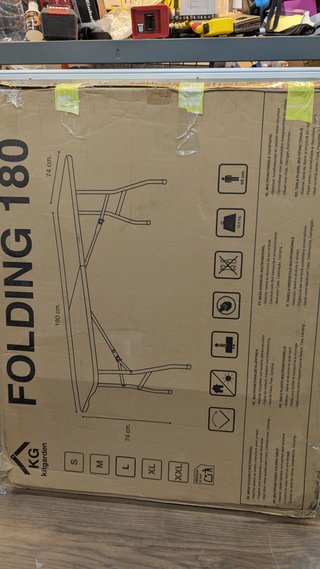 KG KITGARDEN - Mesa Plegable Portátil