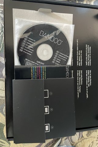 Tableta Gráfica Wacom Bamboo Plata/Blanca