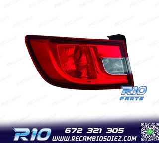 PILOTO IZQ PARA RENAULT CLIO IV 12-16 BLANCO ROJO