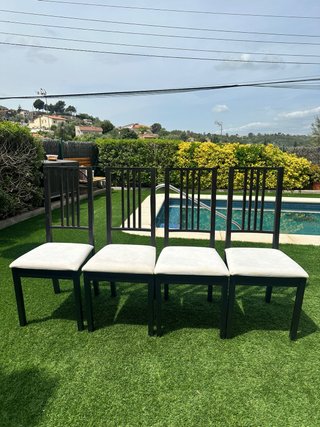 4 Sillas Comedor Tapizadas