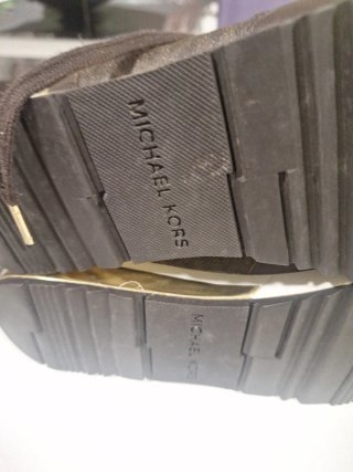 Zapatillas Michael Kors Marrones y Doradas