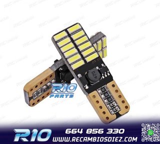 BOMBILLA T10 LED 24 SMD CANBUS