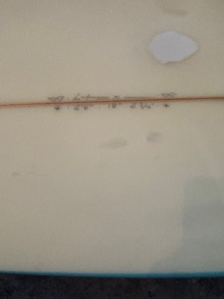 Tabla de surf 6'8 semipincho