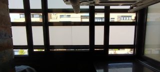 Cerramiento ventana corredera con fijo y rejilla