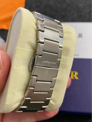 Reloj Hombre Clásico Azul y Plateado