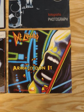 LOTE DEF LEPPARD 4 SINGLES VINILO EDICIÓN ESPAÑOLA