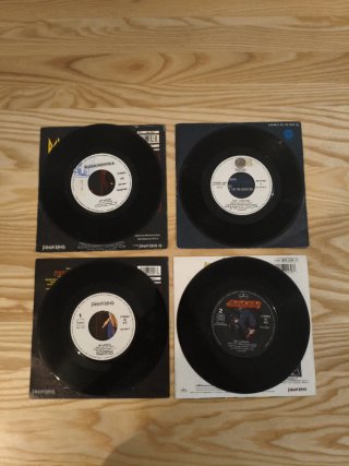 LOTE DEF LEPPARD 4 SINGLES VINILO EDICIÓN ESPAÑOLA
