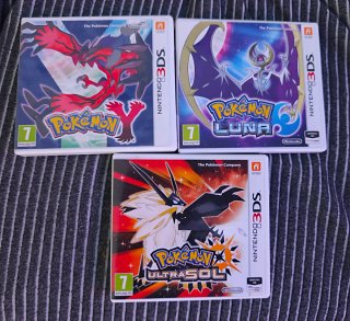 Juegos Nintendo 3DS: Pokémon Y, Luna, Ultra Sol