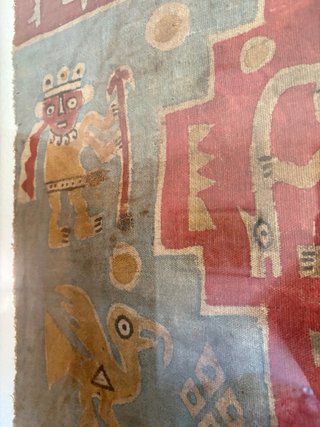 Tela precolombina cultura Mochica Perú