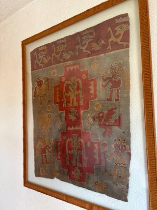 Tela precolombina cultura Mochica Perú