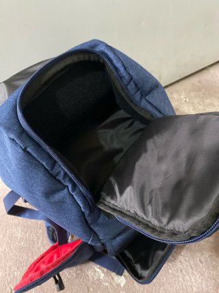 Mochila para cámara azul