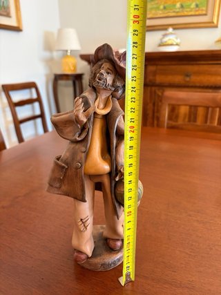 Statua vintage in terracotta di Falvo
