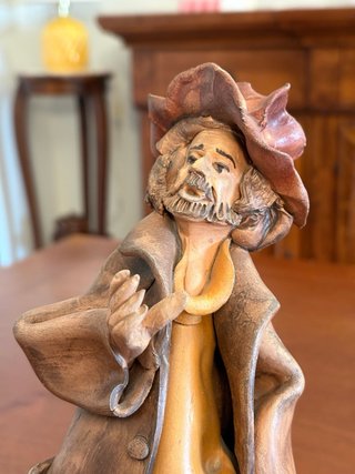 Statua vintage in terracotta di Falvo