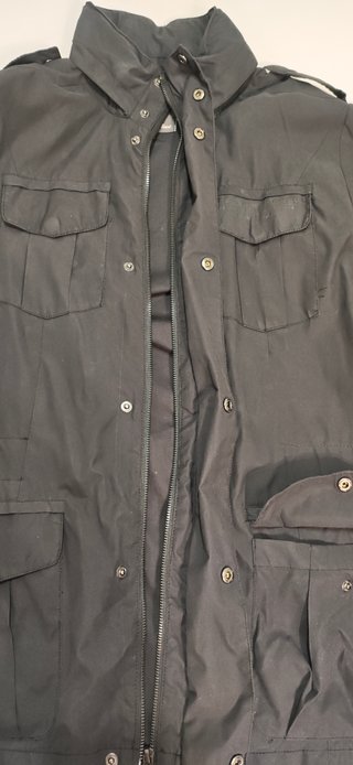 Parka Pepe Jeans Negra Talla S. Como Nueva