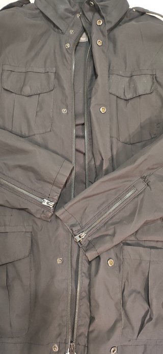 Parka Pepe Jeans Negra Talla S. Como Nueva