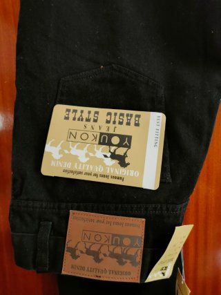 Pantalón vaquero negro mujer YOUKON Talla 48