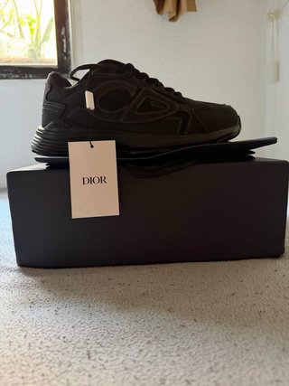 Zapatillas Dior B30 x Stone Island Negro