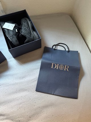 Zapatillas Dior B30 x Stone Island Negro