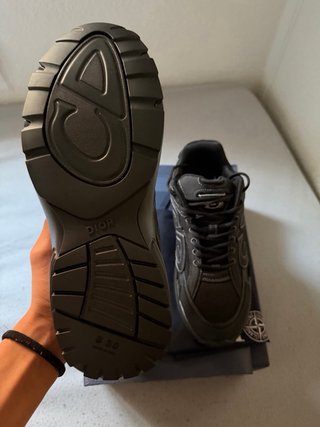 Zapatillas Dior B30 x Stone Island Negro