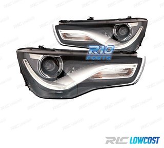 FAROS XENON AUDI A1 10-14 DRL NEGROS