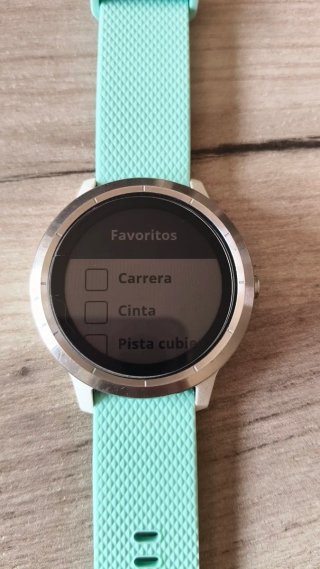 Reloj Garmin Plata y azul verdoso