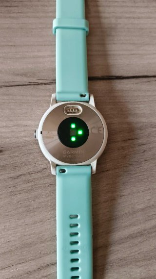 Reloj Garmin Plata y azul verdoso