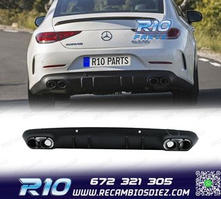 DIFUSOR MERCEDES W257 18-24 LOOK AMG CLS53