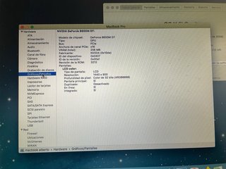 MacBook Pro 15 Apple Gris/Plata