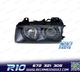 FARO IZQ BMW SERIE 3 E36 90-98 CON LUPA