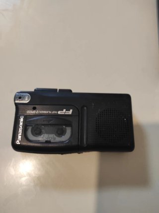 Grabadora Microcassette Negra