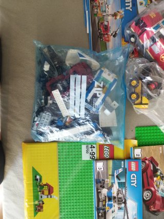 Lego city 6 vehiculos grandes acesorios ciudad etc