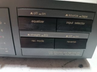Ecualizador Technics SH-8038 sin sonido
