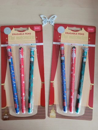 Legami Bolígrafos Borrables Edición Nutcracker