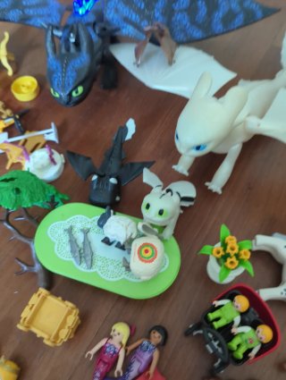 Lote Playmobil Variado Figuras y Dragones