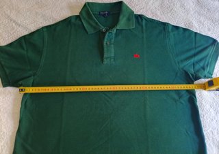 Polo Burberry Verde Manga Corta Talla L