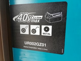 Desbrozadora Makita 40V XPT IPX4 + Cargador + 2 Ba