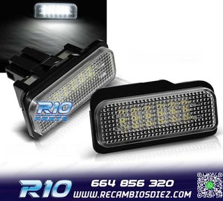LUCES MATRÍCULA LED MERCEDES W211 W219 R171 W203 KOMBI