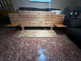 Cama 135cm con 2 bases
