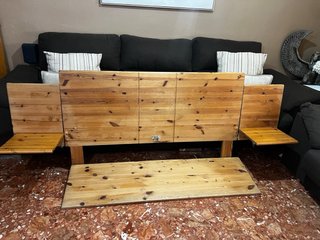 Cama 135cm con 2 bases