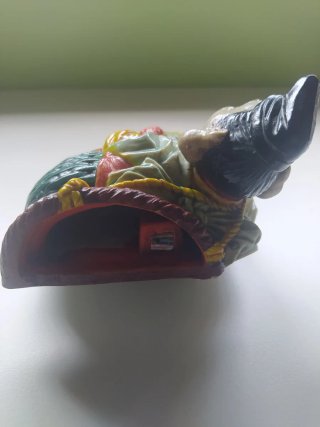 Figura vintage pescador japonés porcelana