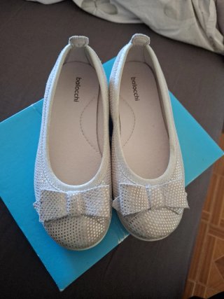 Ballerine bambina Balocchi glitter fiocco n28