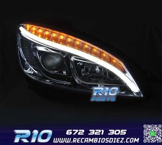 FAROS LED TUBE LIGHT DINAMICO MERCEDES W204 07-11 CROMADO
