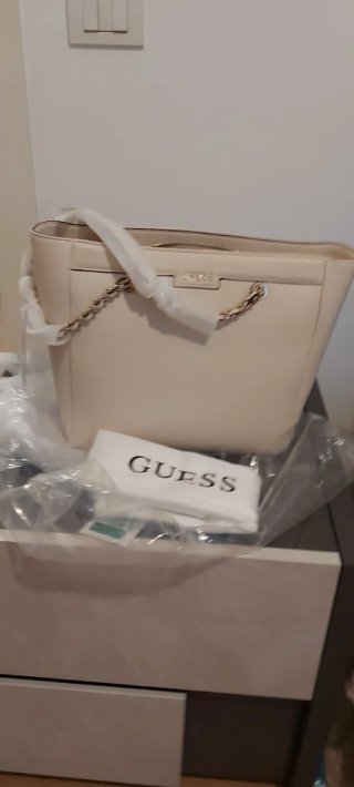 Borsa Guess Beige a spalla