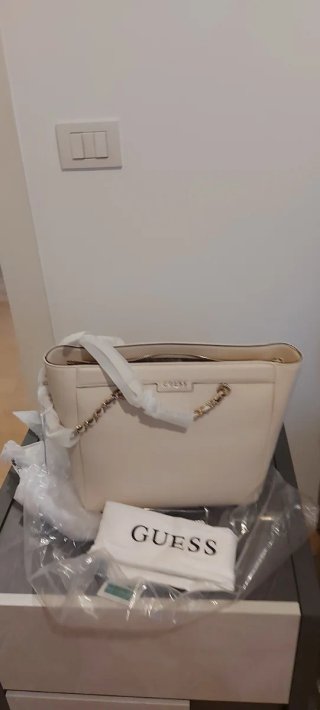 Borsa Guess Beige a spalla