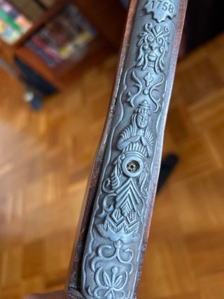 Mechero Pistola Antigua Decorativa