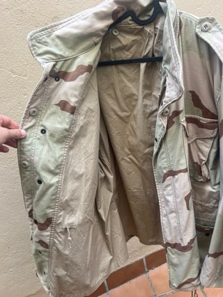 Abrigo militar camuflaje talla L